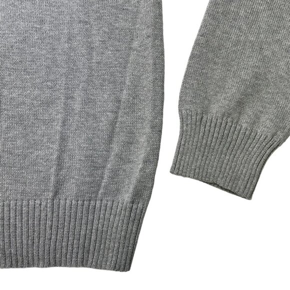 Club Room Soft Grey Heather Cotton Mens Sweater Size Small - Picture 5 of 10